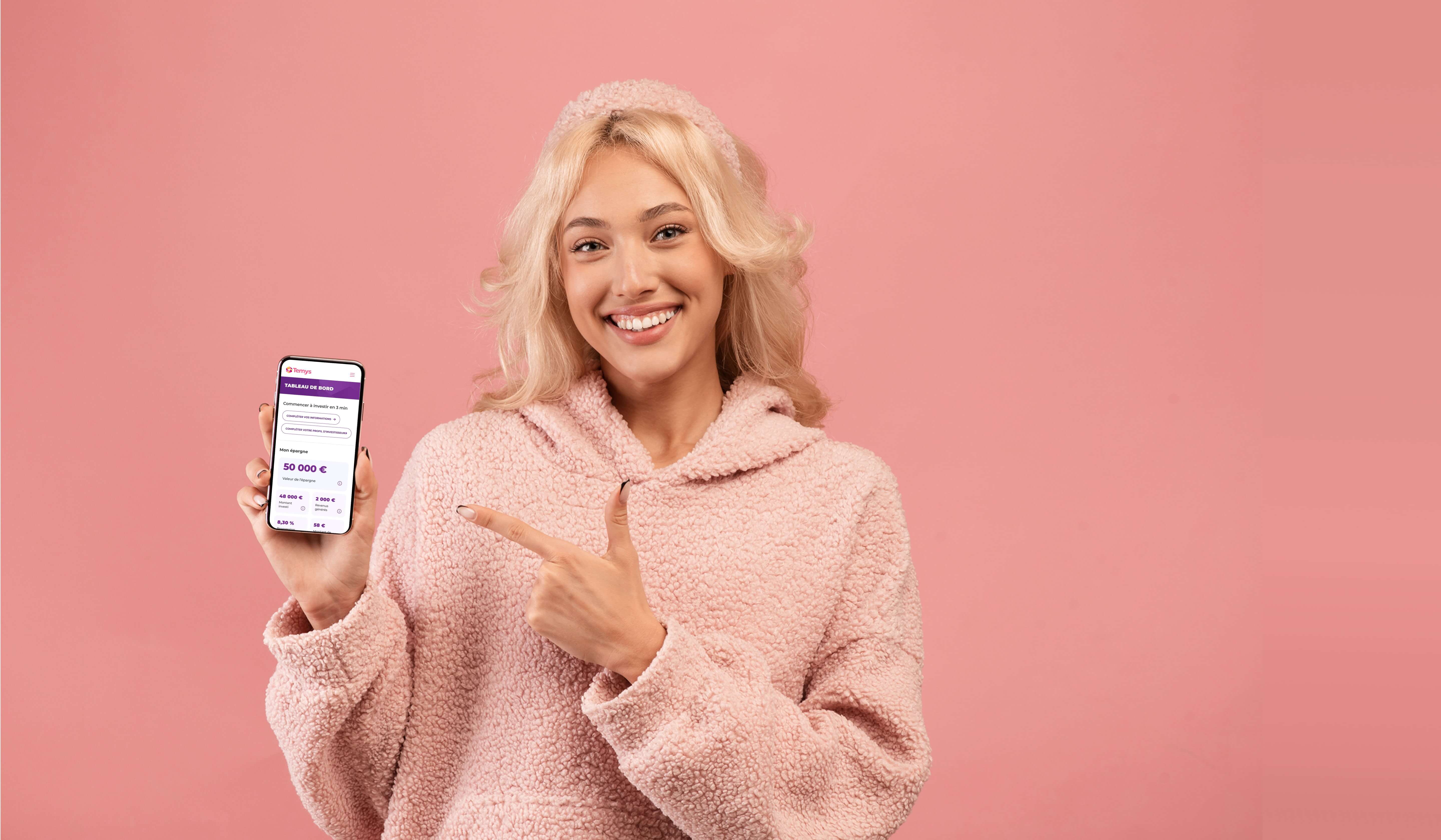 Site Temys sur téléphone